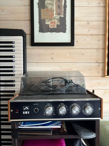 1970s HMV record player