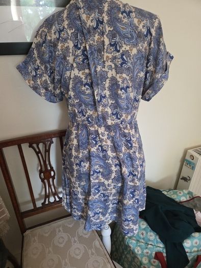 Ladies paisley dress uk8-10