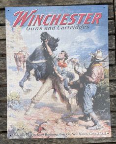 Winchester Guns Tin Sign