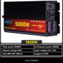 New 5000w 24v or 12v  Pure Sine Wave Power Inverter Voltage Transformer DC12V to AC 220V Converter+2 LED Display Image 2