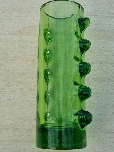 Polish art glass vase "Futura," designed by Erika Trzewik-Dorst.