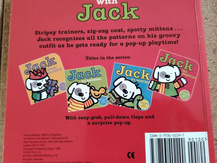 Kingfisher 1998 Jack It's Playtime Lift-the-Flap & Pop-Up Book