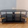 glass TV stand Image 8