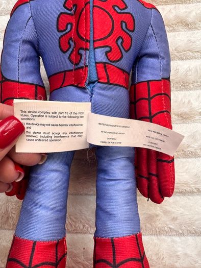 Spider-Man Spidey Amazing Friends Talking Soft Plush approx. 44 cm. Loose head Used Please see photos