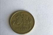 1997 Lithuania coin 20 centu