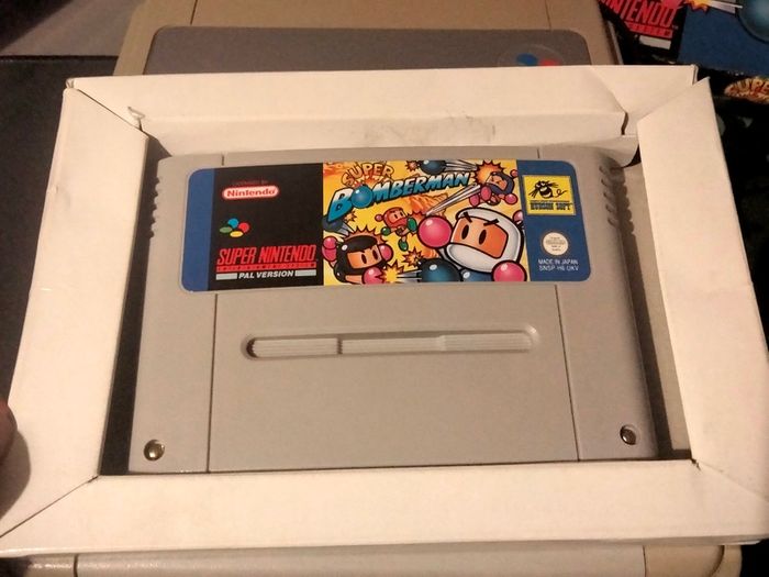 Super Bomberman Snes Boxed