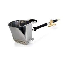 Mortar Spray Gun, 4 Jet Plaster Stucco Sprayer, Automatic Air Hopper Concrete Spray Plaster Gun