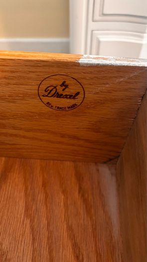 Drexel 3 piece set chest of drawers , mirror, tall chest