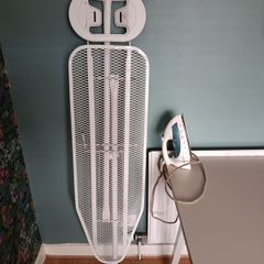 Iron and ironing board