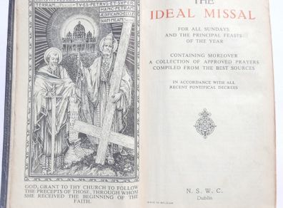 Roman Missal Pre-Vatican II 1956 Dublin