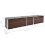 Garden Raised Bed Galvanised Steel 400x80x45 cm Brown Image 9