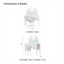 White dressing table Image 5