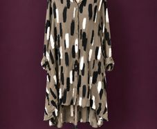 Apricot Statement Shirt Dres
