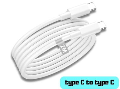 100W USB C to USB C Fast Charging Cable 2M