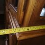 glass wooden cabinet Image 5