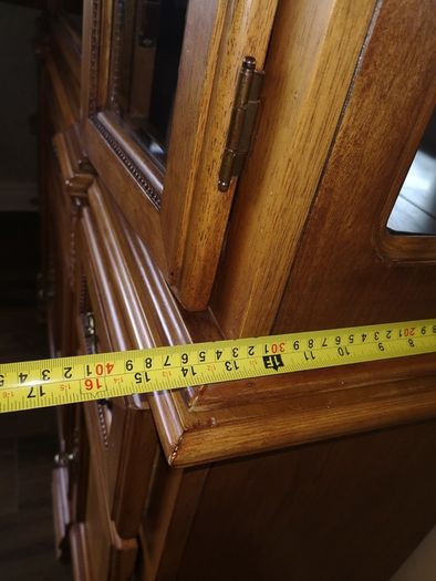 glass wooden cabinet