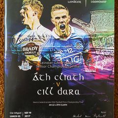 2017 Dublin v Kildare - GAA Leinster Senior Football Final Programme