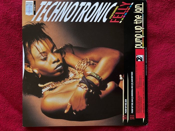 Technotronic - Pump Up The Jam 12" inch vinyl Techno House