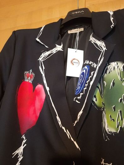 Graffiti Blazer from the Irish boutique Vanilla