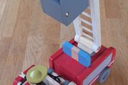 Little Town Wooden Fire Engine Set