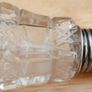 2 Antique Sterling Silver Top, Glass Bottles Pots Image 10