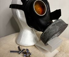 German WW2 Mothers Cross + Gas Mask