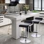 Set of 2 Adjustable Swivel Bar Stools with Backrest - Free Delivery Nationwide Image 8