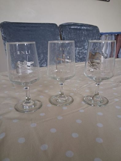 Commerative RNLI Goblets