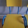 Pair of Kids Vintage School Chairs Image 2