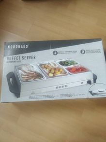 Buffet server & warming plate