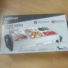 Buffet server & warming plate