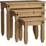 Movian Corona Nest Of Tables, Solid Pine Wood (FREE POSTAGE) Image 3