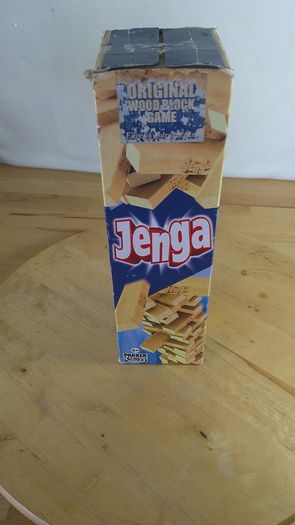Jenga Original Hardwood Wooden Block Stacking Game Parker Hasbro Classic Family Party 5 Plus