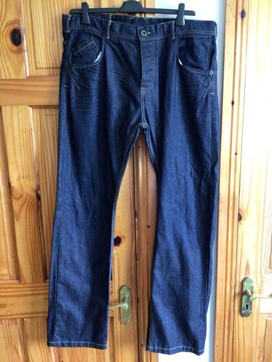 Men's Le Breve Dark blue Denim Jeans 38W L34 includes postage