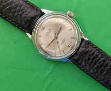 Vintage Swiss Made Avia Cadet Mechanical Wind up Swiss Watch 1960s