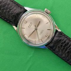 Vintage Swiss Made Avia Cadet Mechanical Wind up Swiss Watch 1960s