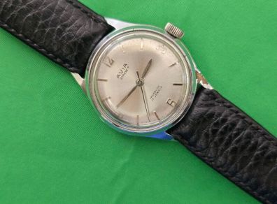 Vintage Swiss Made Avia Cadet Mechanical Wind up Swiss Watch 1960s
