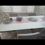 beautiful glass table and 6 chairs Image 2