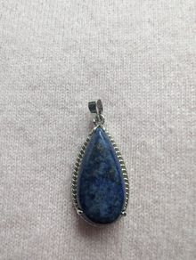 Origin Lapis gemstone pendant