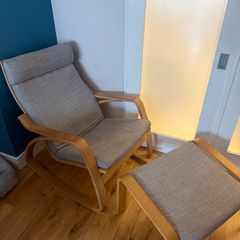 armchair and foot rest