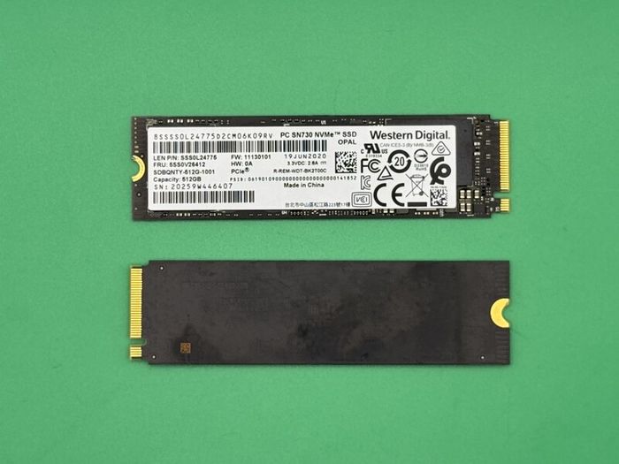 Western Digital Pc Sn730 512gb Nvme Ssd