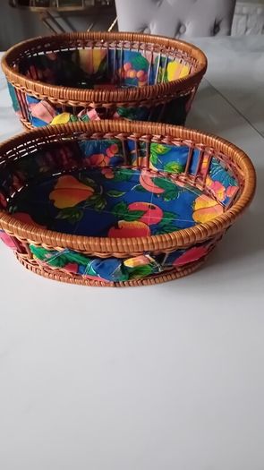 Baskets  x 2 lined