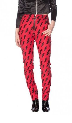Banned Apparel Red Women's Trousers Size L