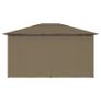 Garden Marquee with Curtains 4x3 m Taupe 180 g/m Image 6