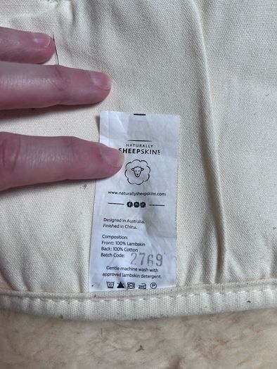 sheepskin buggy liner