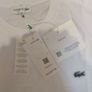 White lacoste t-shirt Image 3