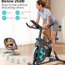 Exercise Bike with APP, 0-100% Magnetic Resistance Spin Bike, 15kg Flywheel, Shock Absorption, LCD Display, Ultra-quiet Stationary Indoor Exercise Bikes for Home Gym Training Image 7