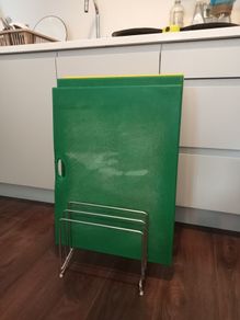 3 Extra Large Chopping Boards With Stand