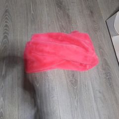 fab pink soft fur scarf