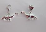 Dinosaur Charm - Pandora Style / Lobster Clasp